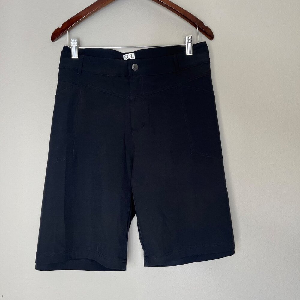 Kerrits EQL Black Riding Shorts Size 22‎ Equestrian Outdoor Long Bermuda Length